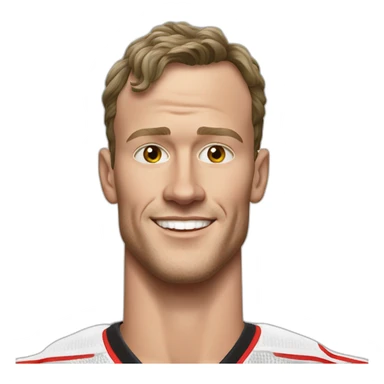 Jonathan Toews as a beach bum sticker