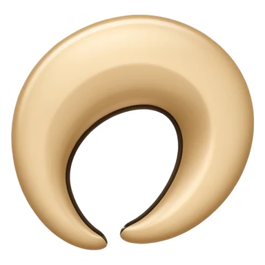Beige clip claw sticker