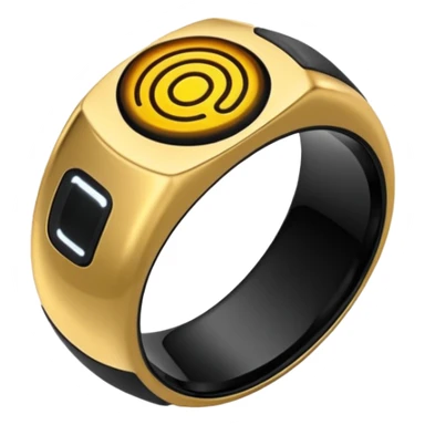oura biometric ring shaped like an O sticker