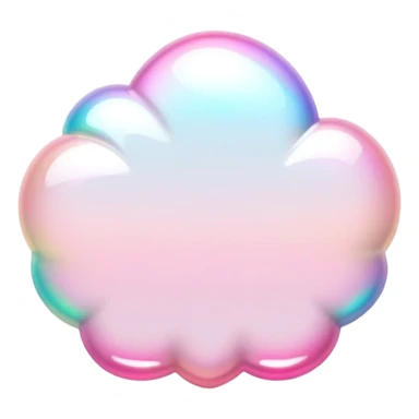  White-pink-Iridescent-aesthetic-scenery-Decoration sticker