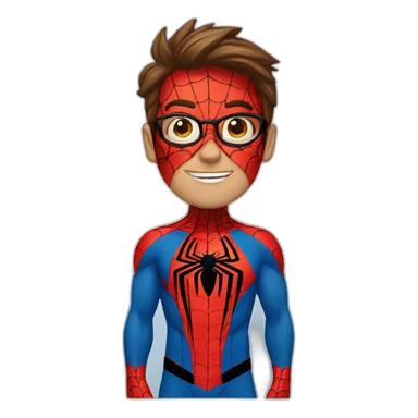 spiderman con bandera argentina sticker