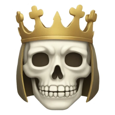 Un roi squelettes  sticker