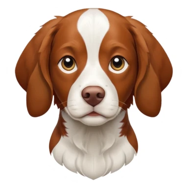 Un chien de chasse, elagneul breton aussis. . sticker