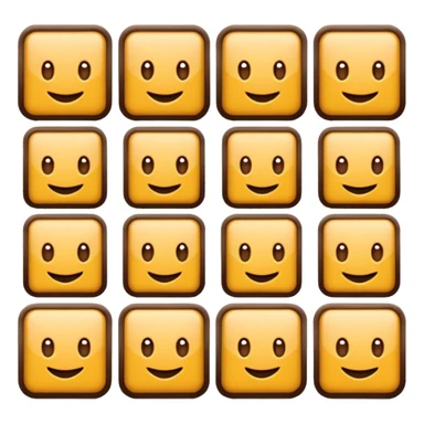 Crea una línea de cuadros como este "🟫🟫🟫🟫🟫🟫🟫🟫🟫" sticker