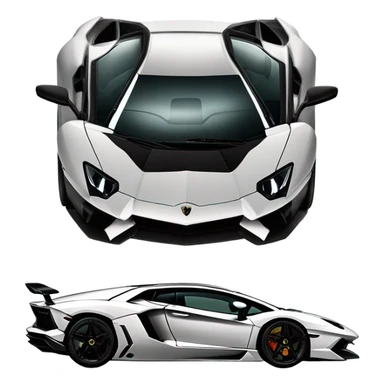 Lamborghini aventador svj sticker