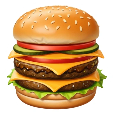 para cenar podemos comer hamburgesas sticker
