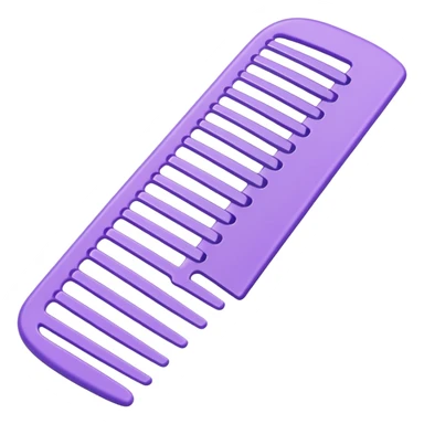 pastel purple styling comb sticker