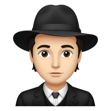 berger autralien noir et blanc avec une jupe sticker