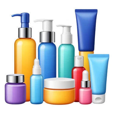 skincare products sticker