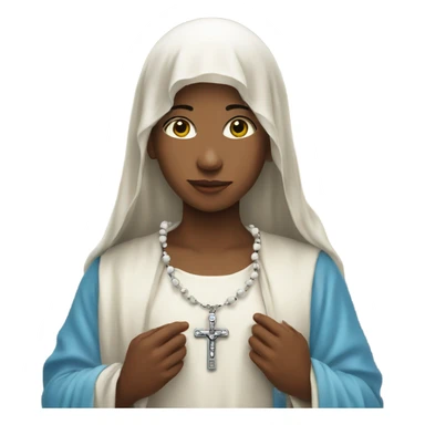 Beautiful rosary sticker
