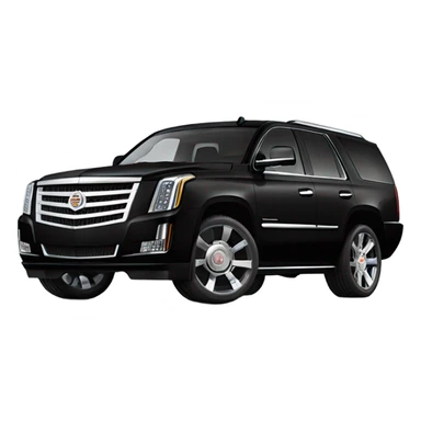 2024 black Cadillac Escalade  sticker