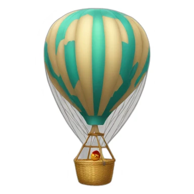 montgolfière sticker