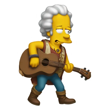 Simpson bard  sticker