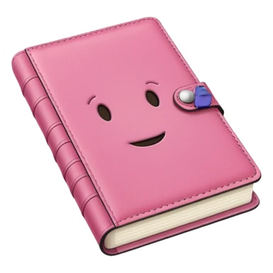 pink diary sticker