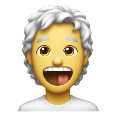 Hold back laughter  sticker