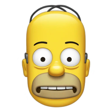 Homer Simpson Happy sticker