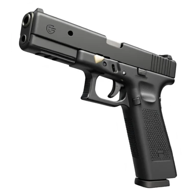 Glock 17 with an extended magazine sticker