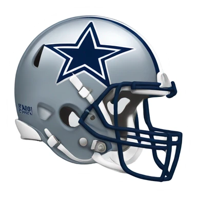 Dallas Cowboys helmet sticker