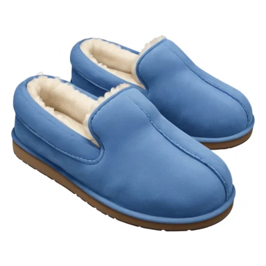 UGG slippers blue sticker