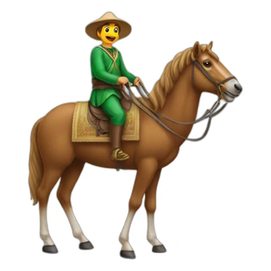 algerien sur un chameau sticker