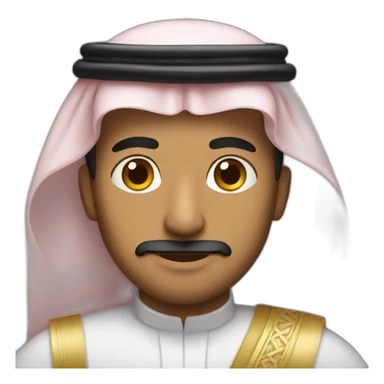 a man from saudi arabia sticker