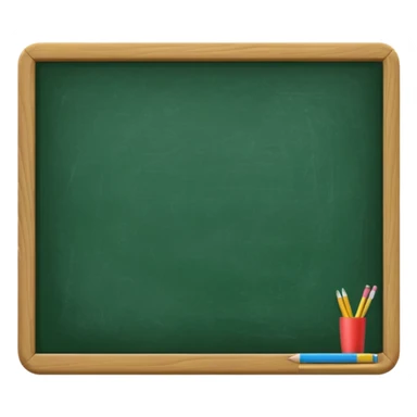 a green board of classroom sticker