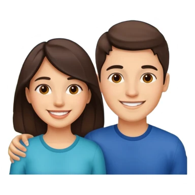 Young latina with a gringo together sticker