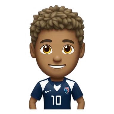 Neymar jr football player sticker
