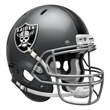 Raider football helmet  sticker
