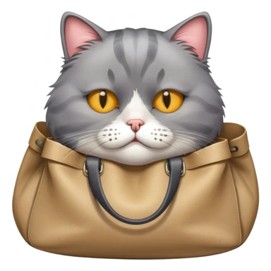 cat with bags under its eyes sticker
