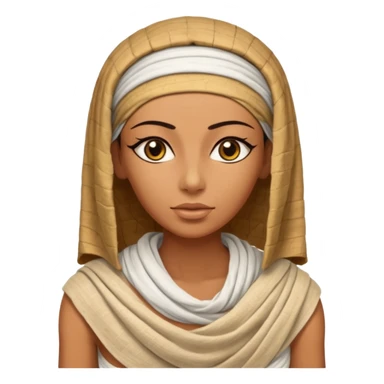 Woman hot ancient Egyptian mummy sticker