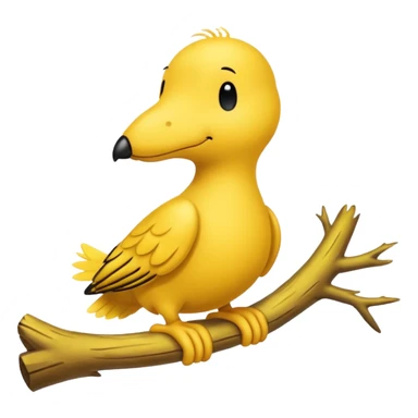 Woodstock from Snoopy sticker