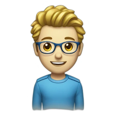 Karmin corp Blue wall sticker