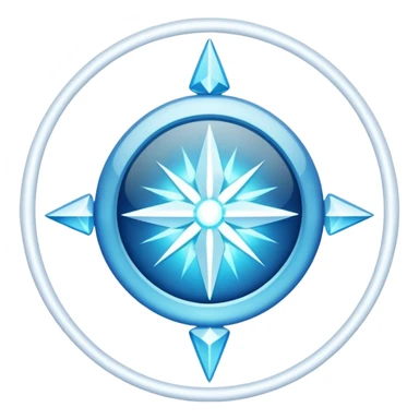 glitter white symbol of health + sticker