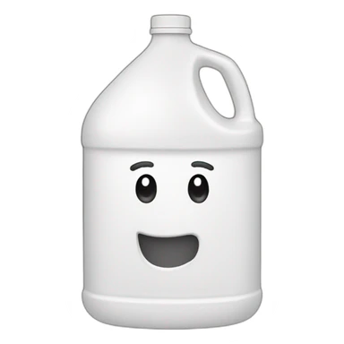 Gallon of white vinegar sticker