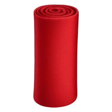 red roll of fabric sticker