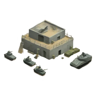 Military outpost sticker