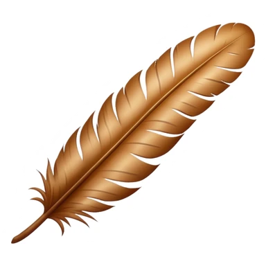 Feather with Kori pattern sticker