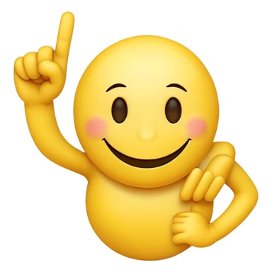 Smiley face with middle finger  sticker
