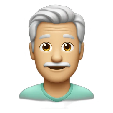 Señor de 79 años con poco pelo sticker