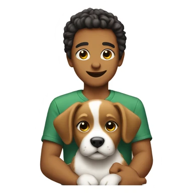 number one with puppy sticker