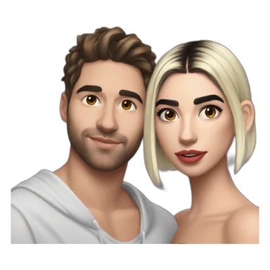 paul jason klein with dua lipa sticker