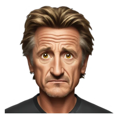 disappointed sean penn sticker