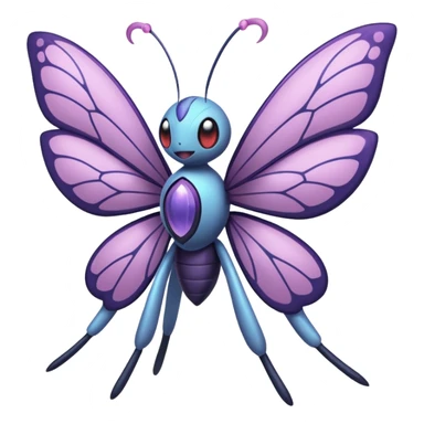 Butterfree-Genesect-Lunala-Vikavolt-fusion sticker
