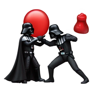 Koolaid man fighting darth Vader sticker