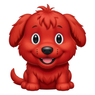 Clifford the big red dog sticker emoji sticker