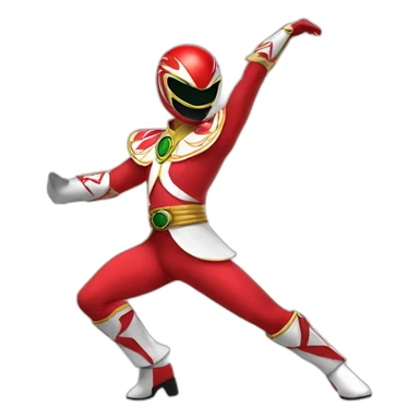 Power rangers dancing flamenco sticker