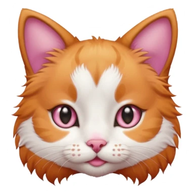 Cute cat with puppy eyes sticker