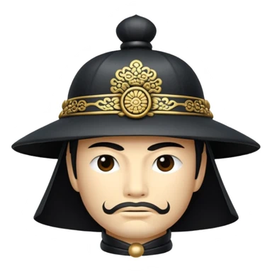 samurai only hat without head sticker