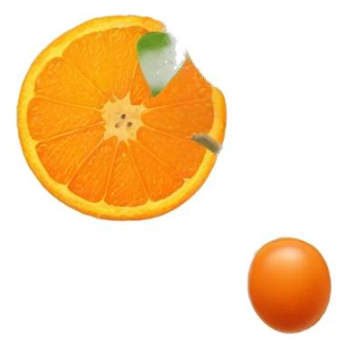 ashwagandha flower and orange berrie sticker